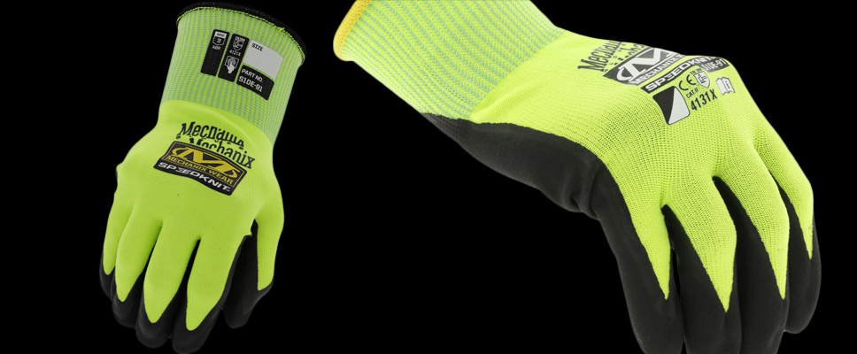 Pracovní rukavice Mechanix Hi-Viz SpeedKnit Utility